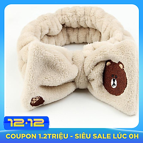 Băng Đô Nơ Cài Tóc Rửa Mặt Dễ Thương - BD47