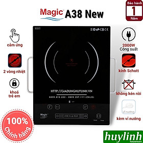 Bếp hồng ngoại đơn Magic Korea A38 New - 2000W - Hàng chính hãng