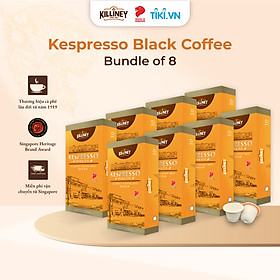 Combo 8 Hộp Trà Đen Viên Nén Pha Máy Cao Cấp Killiney Kespresso Black Tea - Tương Thích Máy Pha Cà Phê Nespresso - (8 Hộp X 10 Viên)