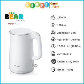 Bình Đun Nước Siêu Tốc BEAR ZDH-B15T1