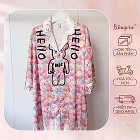 Váy Ngủ Sơmi Nơ To Đáng Yêu - B.Lingerie