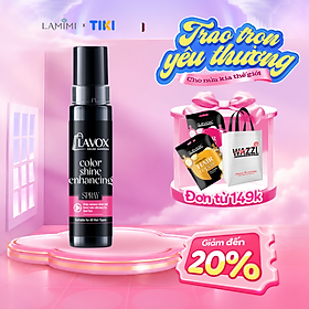 Xịt Dưỡng Bóng Tăng Sắc Màu Tóc Lavox Online Shopping - Chai 100ml