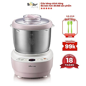 Máy nhào bột tự động Bear DM-B50V1 - Trộn tự động, đa năng - Hàng nhập khẩu