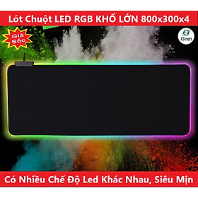 Mua Lót Chuột Led RGB Loại Lớn Mẫu XSmart Cao Cấp - Siêu Đẹp  Cực Ngầu - Hàng Chính Hãng