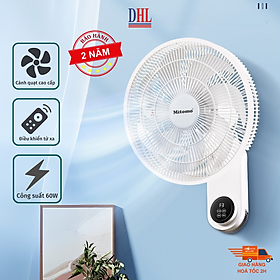 Mua Quạt điện treo tường remote FTT-60AEC-D39  công suất 60W  hoạt động êm ái  hẹn giờ thông minh - hàng chính hãng Bảo hành 2 năm