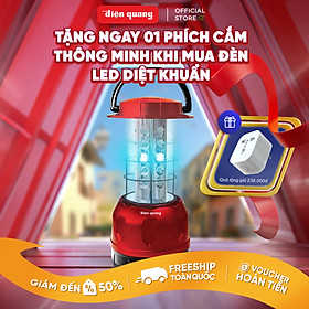 Đèn Led Diệt Khuẩn Điện Quang ĐQ PRL01 06UVC (6W, tia UVC, để bàn) TẶNG Đèn bắt muỗi Điện Quang ĐQ EML01 BL