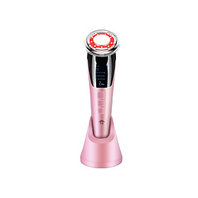 Máy Massage Mặt Làm Đẹp Da 5 in 1 Photon Nóng Và Lạnh EMS, Giúp Nâng Cơ Mặt, Rửa Sạch Sâu, Tăng Cường Hấp Thụ Và Khóa Giữ Tinh Chất Dưỡng Da