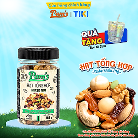 Hạt Dinh Dưỡng Tổng Hợp Mix 6 Loại Macca, Hạnh Nhân, Hạt Điều, Nhân Hạt Óc Chó, Hạt Bí, Nho Úc Pams