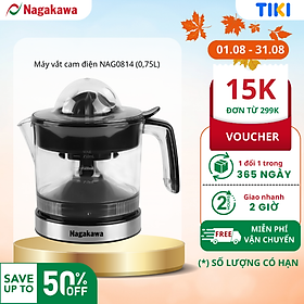 Máy vắt cam điện Nagakawa NAG0814 (0.75 Lít) - Hàng Chính Hãng