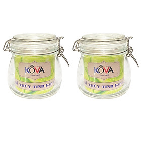 Mua Bộ 2 Hũ Thủy Tinh Tròn Kova Có Khóa 450ml