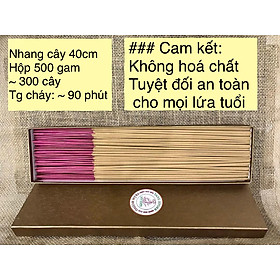 Mua NHANG CÂY TRẦM HƯƠNG LOẠI 30CM  40CM HỘP LỚN 250G VÀ 500G- MÙI THƠM DỊU NGỌT  THOẢNG XA  CHUẨN TRẦM HƯƠNG