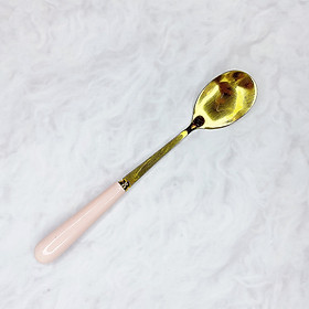 Mua Muỗng nĩa bằng thép không gỉ mạ vàng cao cấp MFA (Lẻ 1 cái) (Dài 15cm