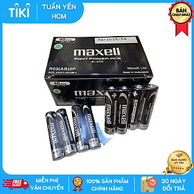 40 VIÊN PIN MAXELL AAA TEM BẠC - HÀNG CHÍNH HÃNG