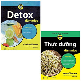 [Download Sách] Sách - Combo Thực Dưỡng For Dummies Và Detox For Dummies