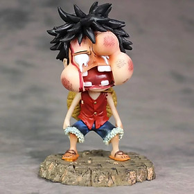 Mô hình One Piece Nhân Vật Monkey D. Luffy Chibi Sưng Mặt Cao Cấp