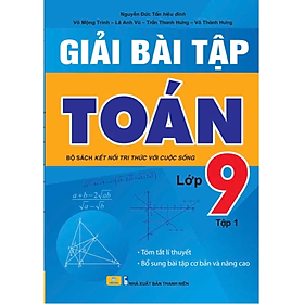 Sách - Giải Bài Tập Toán 9 (Kết Nối Tri Thức ) (lẻ +Combo 2)