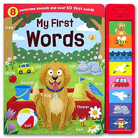 [Download Sách] My First Words Super Sound Book with 8 Awesome Sounds And Over 50 First Words