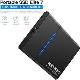 Ổ cứng di động SSD HIKVISION Elite 7 Touch 500GB - Hàng Chính Hãng