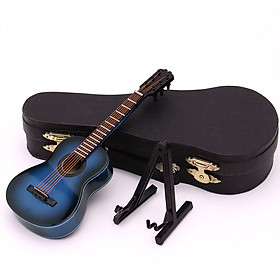 Mô Hình Đàn Guitar Cổ Điển Mini Bằng Gỗ Dùng Trang Trí