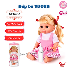 Đồ Chơi Búp Bê VDORA Có Âm Thanh Cho Bé Gái từ 3 Tuổi (Nhiều loại lựa chọn)