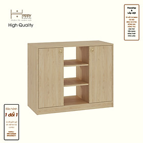 HAPPY FURNITURE , Tủ lưu trữ 2 cửa mở - MERI , TCM_255 , 100cm x 45cm x 80cm DxRxC