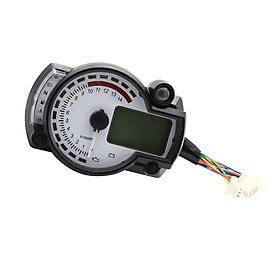 Motorcycle LCD Digital  meter Tachometer Gauge LED Instrument