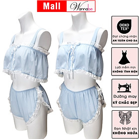 Đồ bộ mặc nhà WANNABE BSC05 bộ sọt lưới trong suốt, khoe body nóng bỏng qua lớp lưới mong manh