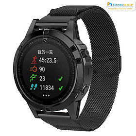 Dây cho Garmin Fenix 8/ 7/ 7S/ 6/ 6S/ 5/ 5S/ 3/ Quatix 7/ Instinct 2/ 2S/ Forerunner 970/ 965/ 955/ 945/ 935/ 745 (DTGM)