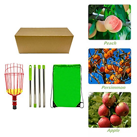 Fruit Picker Head Basket Fruit Picking Harvester Lightweight Tree Picker Fruit Catcher Device Fruit Picking Equipment for Agricultural Mango