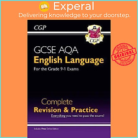 Sách - GCSE English Language AQA Complete Revision & Practice - Grade 9-1 Course (w by CGP Books (UK edition, paperback)