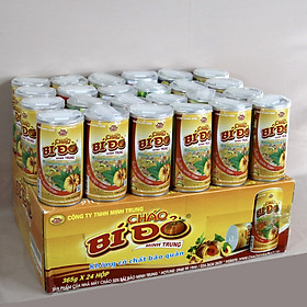 Cháo bí đỏ Minh Trung 365g - Cháo Bí Đỏ 24 (thùng 24 lon)