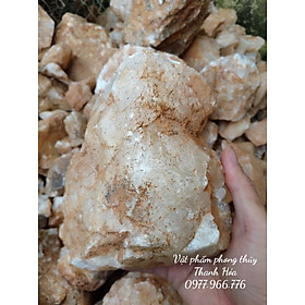 Thach Anh Trắng Thô Loại To Năng Lượng Cao Dùng Phong Thủy Trang Trí, Trấn Trạch Nhà Cửa - Tiểu Cảnh Sân Vườn
