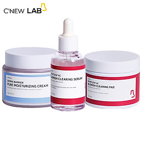 Combo Ngừa Mụn C'NEW LAB Bộ 3 Sản Phẩm Cung Cấp Dưỡng Chất, Hỗ Trợ Giảm Thâm Nám