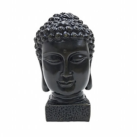 Tượng Đá Đầu Phật Thích Ca - Cao 18cm - Đá Màu