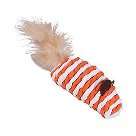 Fake Mice Cat Toys Woven Little Mice Size for Interactive Game Pets Training