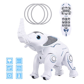 K17 Wireless Elephant Robot RC Robot Bionic Actions Program Sing Dance Tell Story Interactive Toy for Boys Girls