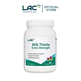 VIÊN UỐNG TĂNG CƯỜNG HỖ TRỢ CHỨC NĂNG GAN CHIẾT XUẤT CÂY KẾ SỮA LAC MILK THISTLE (120 VIÊN)