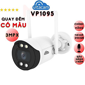 Mua Camera Ngoài Trời WIFI VITACAM VB1095 - 3Mpx Ultra HD 2K – Chip HISILICON Mới Nhất 2022 - Hàng Chính Hãng