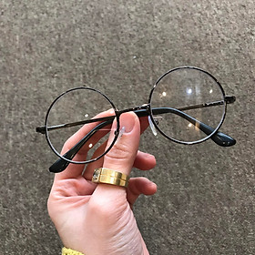 Gọng Kính Mắt Tròn Kim Loại Hottrend Phong Cách Nghệ Sĩ - Form Nhỏ Mini