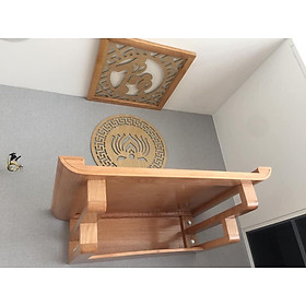 Mua bàn thờ gỗ sồi 81cm