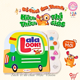 Sách âm thanh Lalalook đồ chơi kích thích thị giác não bộ phát triển cho bé sơ sinh Lalala baby