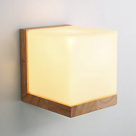 Combo 2 đèn vách hình khối vuông - DV00012 | kèm bóng - đèn tường trang trí 