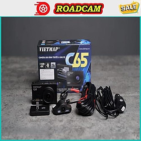 Camera Hành Trình Ô Tô Xe Hơi VIETMAP MODEL C65 - Ghi Hình Trước Sau, Cảnh Báo Bằng Giọng Nói