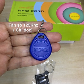 Mua   Set 5 thẻ  Thẻ từ máy chấm công tần số 125 Khz - thẻ từ móc khóa RFID