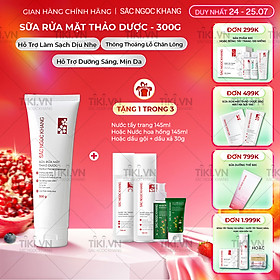 Sữa Rửa Mặt Thảo Dược Sắc Ngọc Khang [Tuýp 300g] - Skincare Cleanser Hỗ Trợ Dưỡng Ẩm Da Làm Đẹp Da Dưỡng Da Mặt