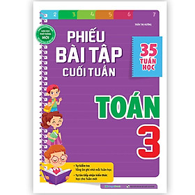 Phiếu bài tập cuối tuần Toán lớp 3