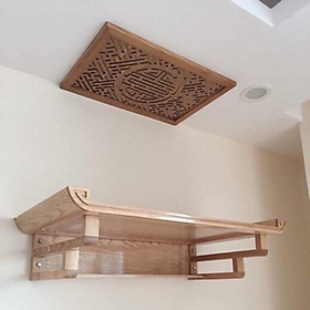Mua Bàn thờ treo kt 48x69 kèm chắn khói