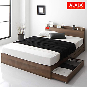 Mua Giường ngủ ALALA45 + 2 hộc kéo / Miễn phí vận chuyển và lắp đặt/ Đổi trả 30 ngày/ Sản phẩm được bảo hành 5 năm từ thương hiệu ALALA/ Chịu lực 700kg