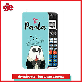 ỐP NẮP MÁY TÍNH CASIO FX 580VNX HÌNH GẤU PANDA ĐÁNG YÊU - NHẬN IN THEO YÊU CẦU