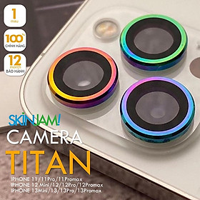 Mua Dán Cam Titan 7 Màu Từng Mắt Camera Cho iPhone 13Promax đến 11 Lên Máy Quá Đẹp